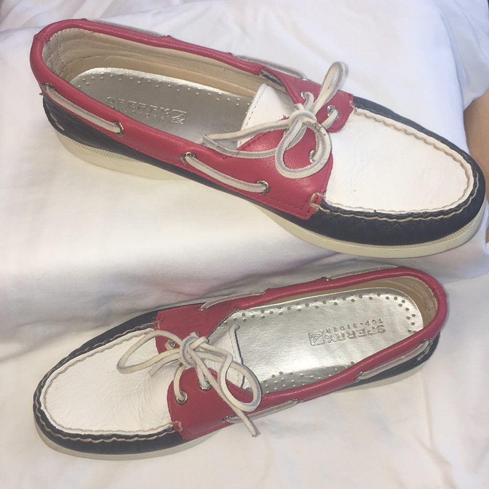 Sperry Top Siders - Red White and Blue
